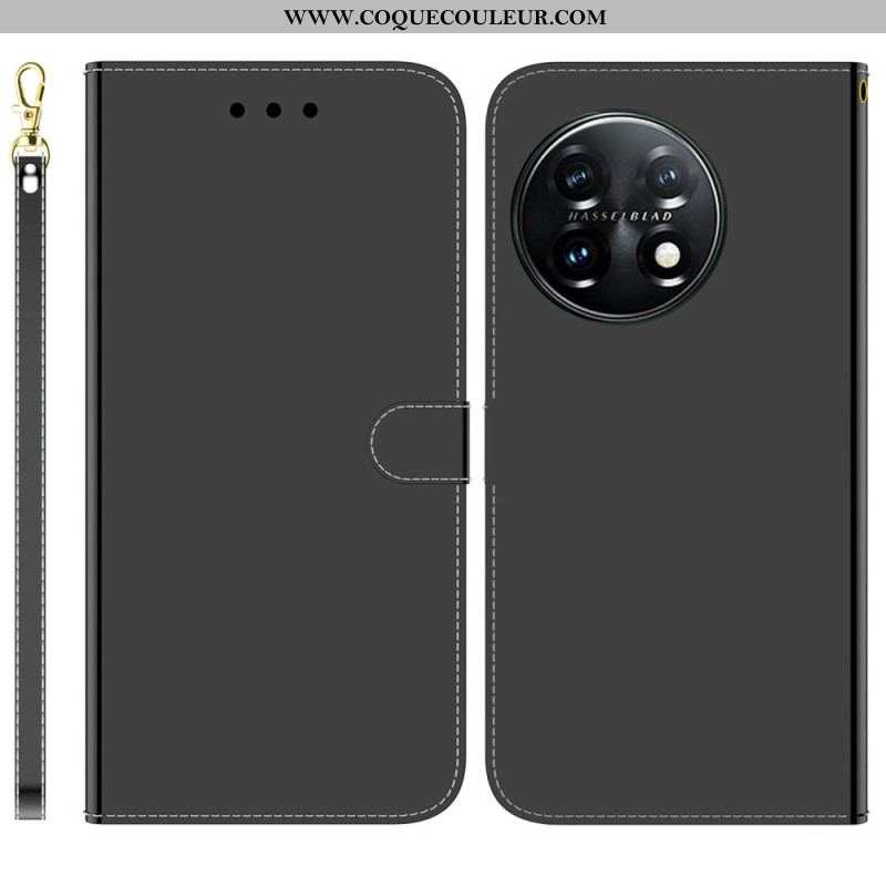 Housse OnePlus 11 5G Miroir et Lanière