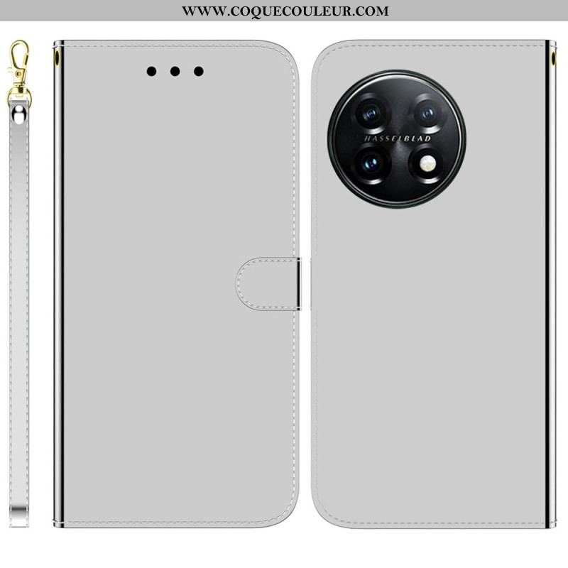 Housse OnePlus 11 5G Miroir et Lanière