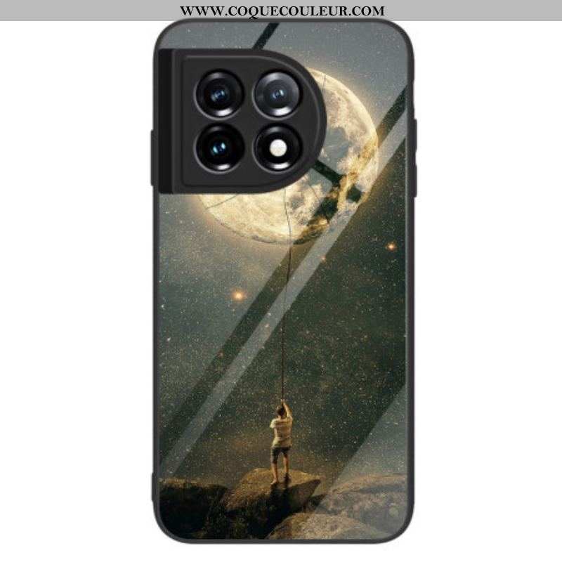 Coque OnePlus 11 5G Verre Trempé l'Homme à la Lune