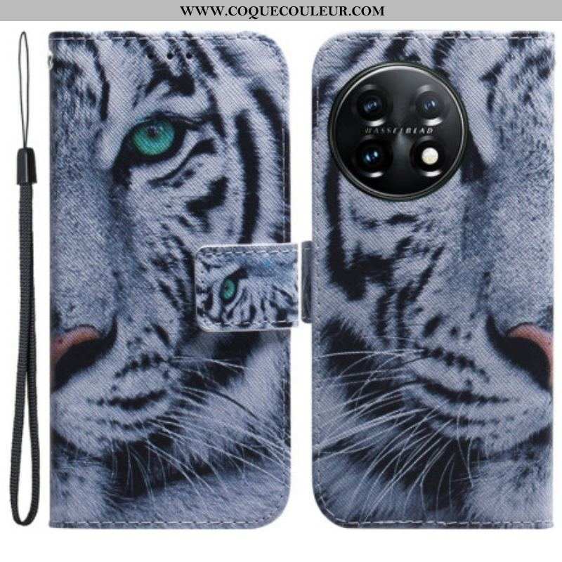 Housse OnePlus 11 5G Tigre Blanc