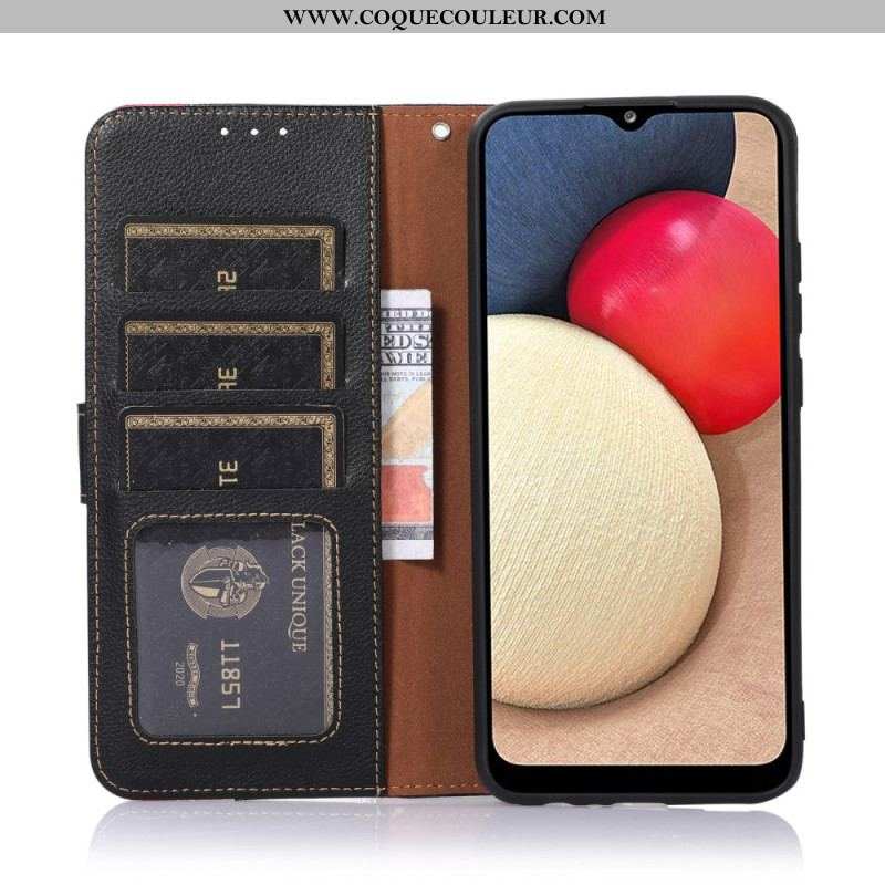 Housse OnePlus 11 5G Style Litchi RFID KHAZNEH