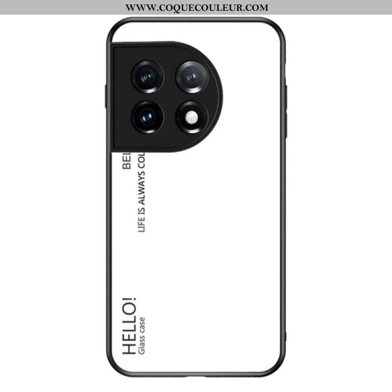 Coque OnePlus 11 5G Verre Trempé Hello