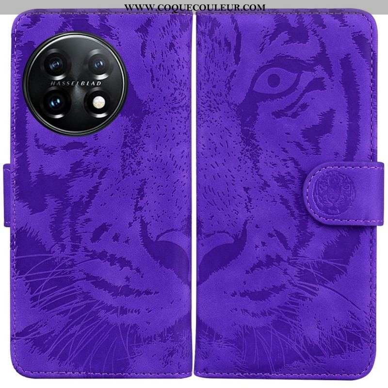 Housse OnePlus 11 5G Empreinte Tigre