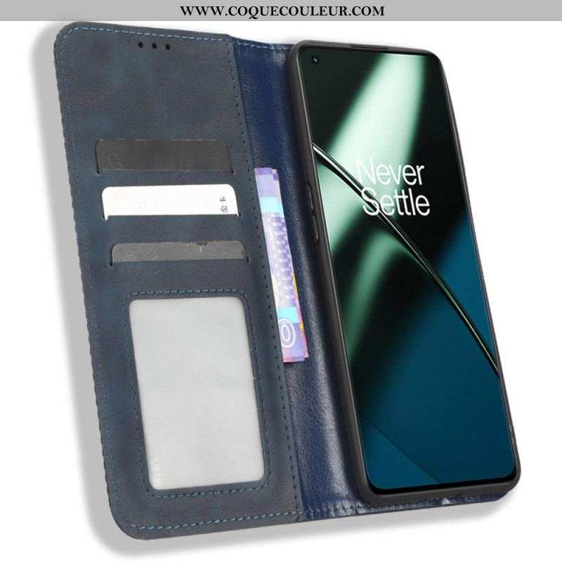 Flip Cover OnePlus 11 5G Style Cuir Stylisé