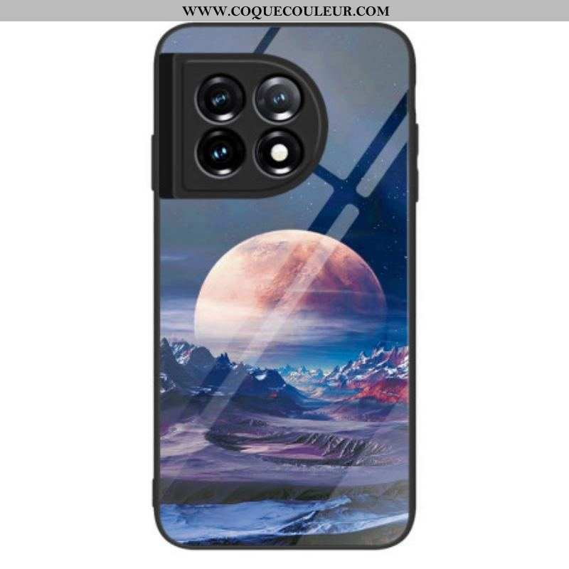 Coque OnePlus 11 5G Verre Trempé Lune de L'Espace