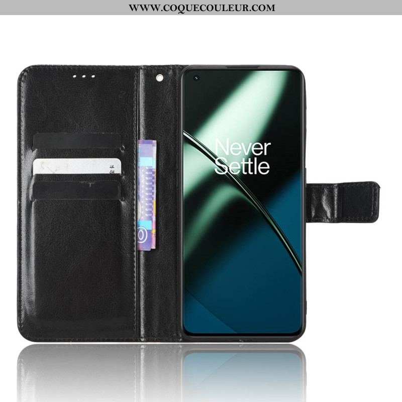 Housse OnePlus 11 5G Simili Cuir Flashy