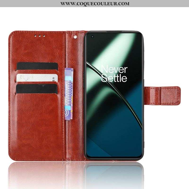 Housse OnePlus 11 5G Simili Cuir Flashy