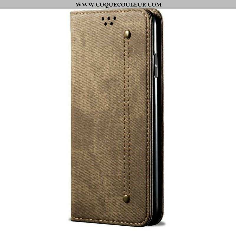 Flip Cover OnePlus Nord 2 5G Simili Cuir Texture Jeans