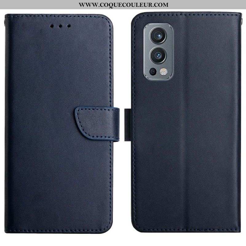 Housse OnePlus Nord 2 5G Cuir Nappa Véritable