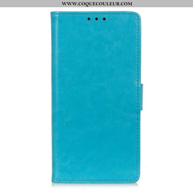 Housse OnePlus Nord 2 5G Effet Cuir Brillant Simple
