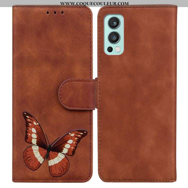 Housse OnePlus Nord 2 5G Skin-Touch Papillon