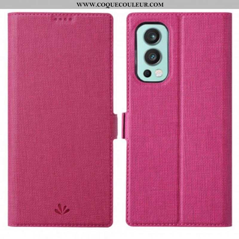 Flip Cover OnePlus Nord 2 5G Texturée VILI DMX