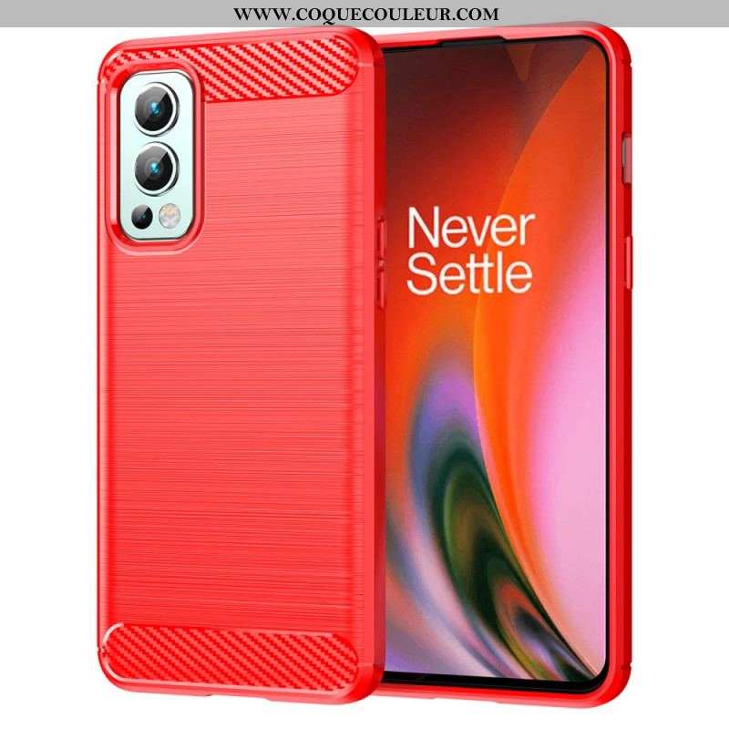 Coque OnePlus Nord 2 5G Fibre Carbone Brossée