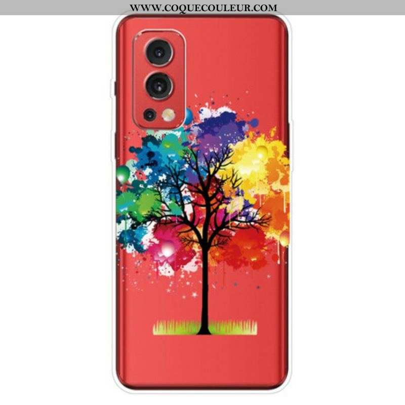 Coque OnePlus Nord 2 5G Transparente Arbre Aquarelle