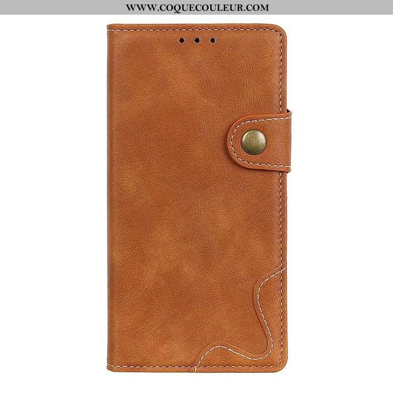 Housse OnePlus Nord 2 5G Artistique Couture Bouton