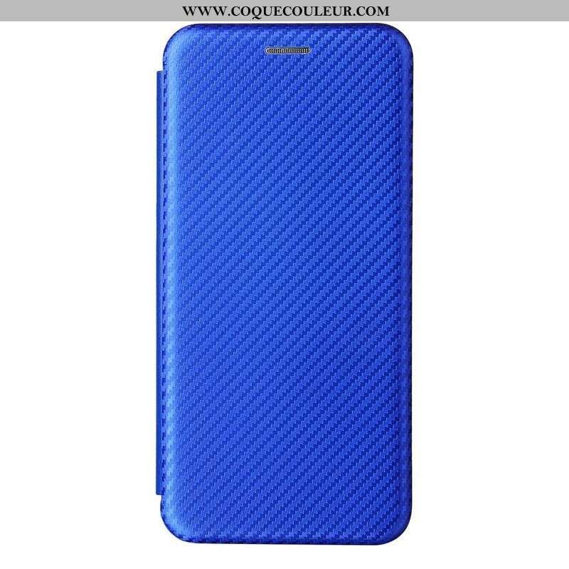 Flip Cover OnePlus Nord 2 5G Silicone Carbone Coloré