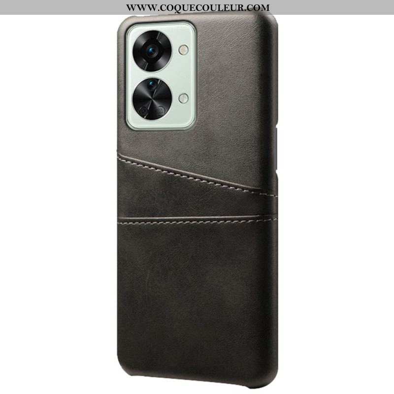 Coque OnePlus Nord 2T 5G Simili Cuir et Plastique Rigide