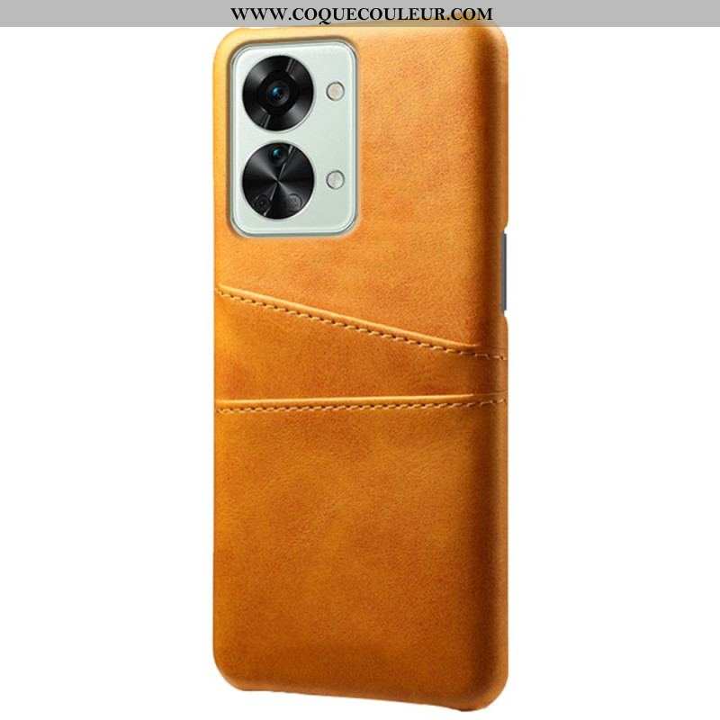 Coque OnePlus Nord 2T 5G Simili Cuir et Plastique Rigide