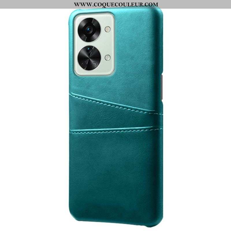 Coque OnePlus Nord 2T 5G Simili Cuir et Plastique Rigide