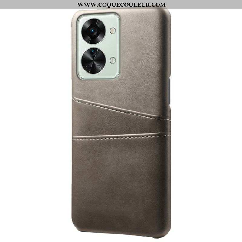 Coque OnePlus Nord 2T 5G Simili Cuir et Plastique Rigide