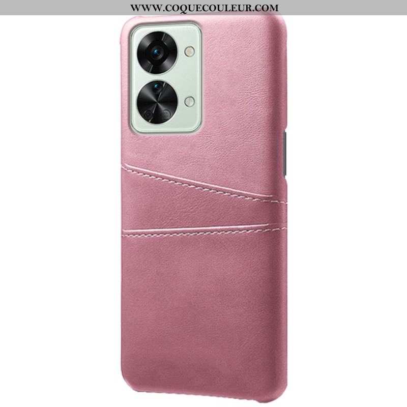 Coque OnePlus Nord 2T 5G Simili Cuir et Plastique Rigide