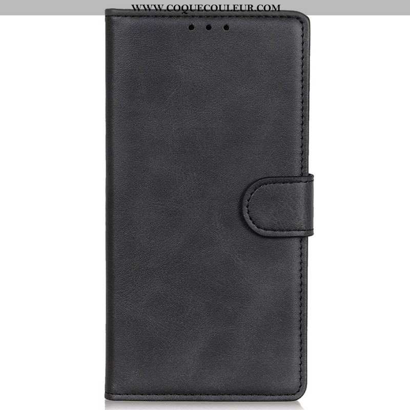 Housse OnePlus Nord 2T 5G Simili Cuir Mat