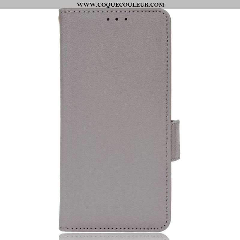 Housse OnePlus Nord 2T 5G Texture Litchi
