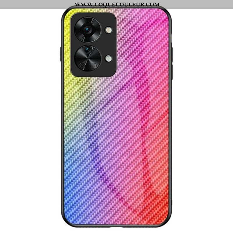 Coque OnePlus Nord 2T 5G Verre Trempé Fibre Carbone