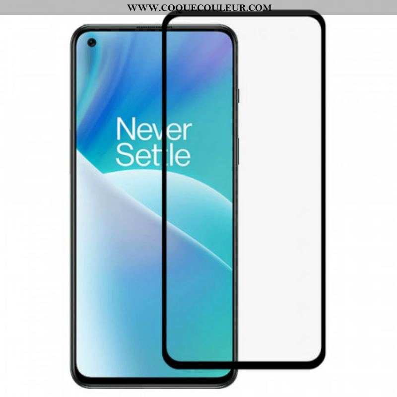 Protection Écran Verre Trempé Contours Noirs OnePlus Nord 2T 5G