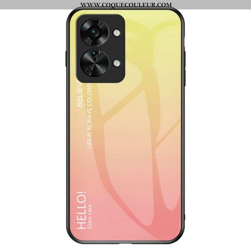 Coque OnePlus Nord 2T 5G Verre Trempé Hello