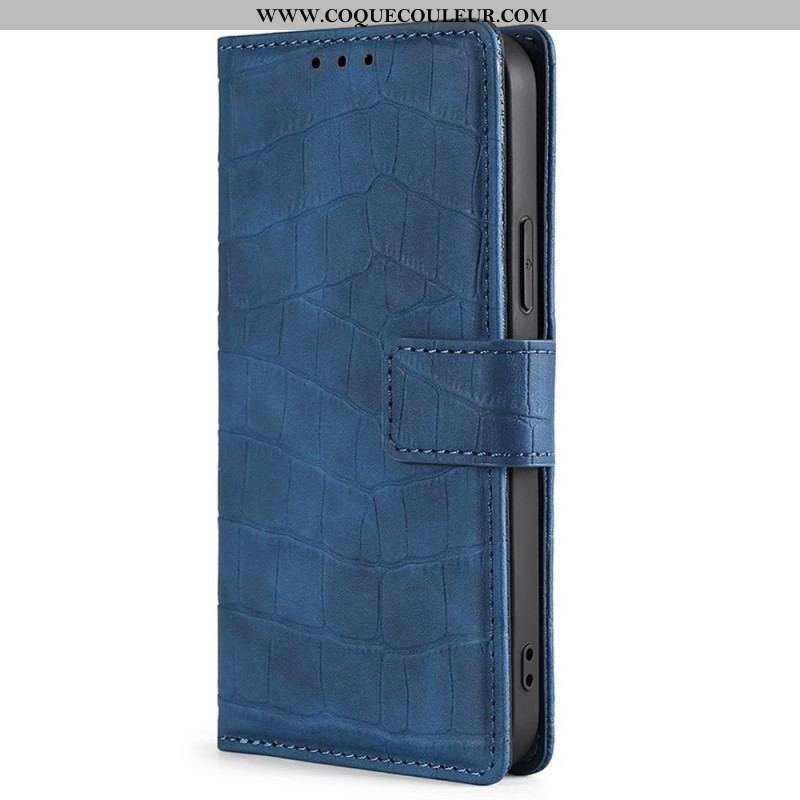 Housse OnePlus Nord 2T 5G Style Peau de Crocodile