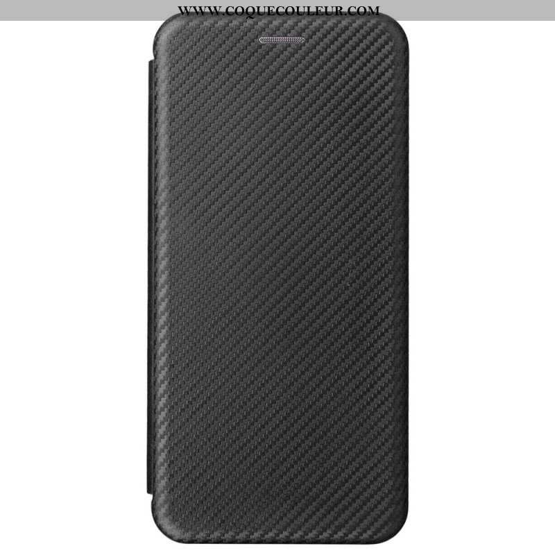 Flip Cover OnePlus Nord 2T 5G Fibre Carbone à Anneau