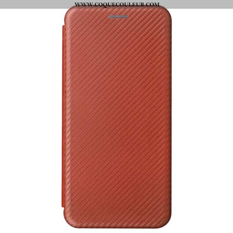 Flip Cover OnePlus Nord 2T 5G Fibre Carbone à Anneau