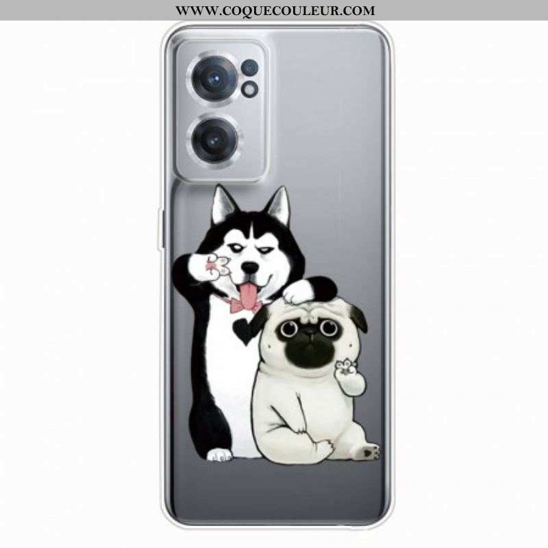 Coque OnePlus Nord CE 2 5G Loup et Pug