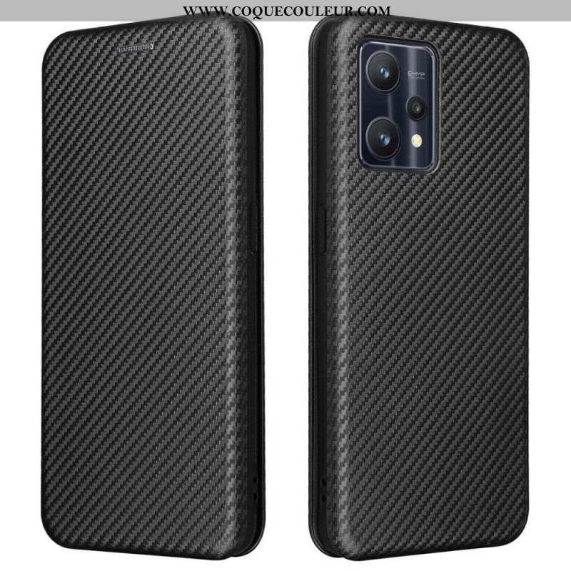 Flip Cover OnePlus Nord CE 2 Lite 5G Texture Fibre Carbone