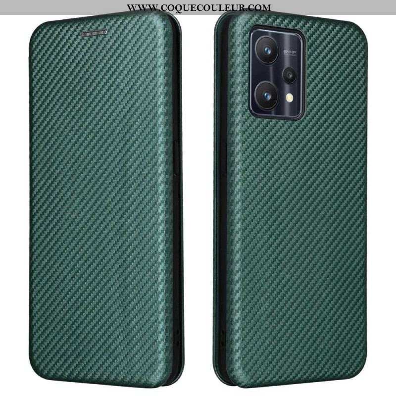 Flip Cover OnePlus Nord CE 2 Lite 5G Texture Fibre Carbone