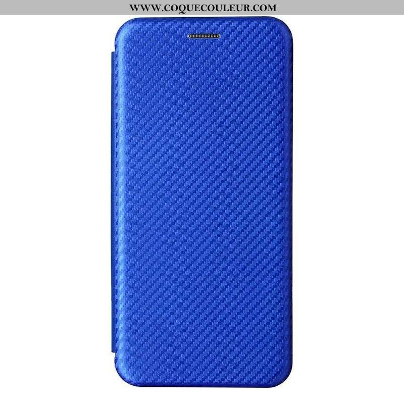 Flip Cover OnePlus Nord CE 5G Silicone Carbone Coloré