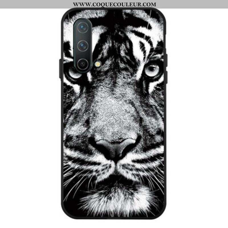 Coque OnePlus Nord CE 5G Tigre Noir et Blanc