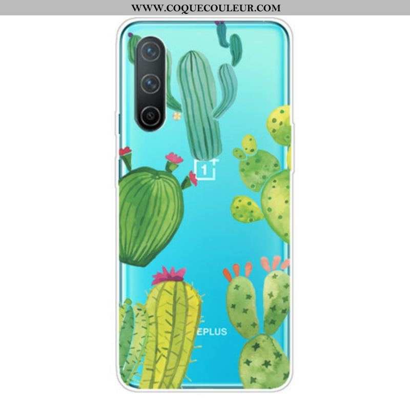 Coque OnePlus Nord CE 5G Cactus Aquarelle