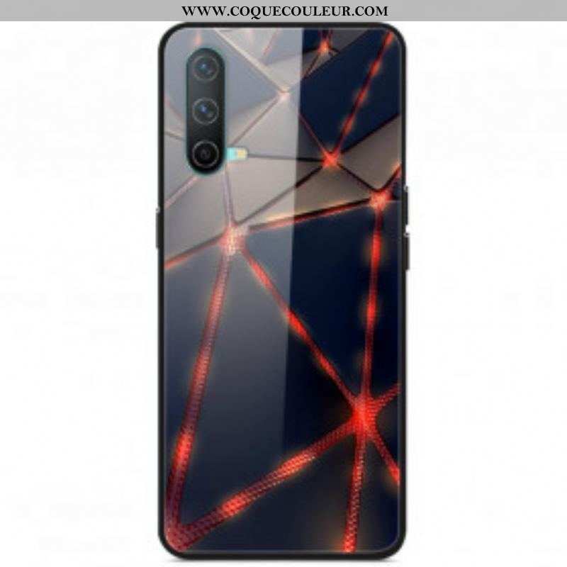 Coque OnePlus Nord CE 5G Verre Trempé Rayon Rouge