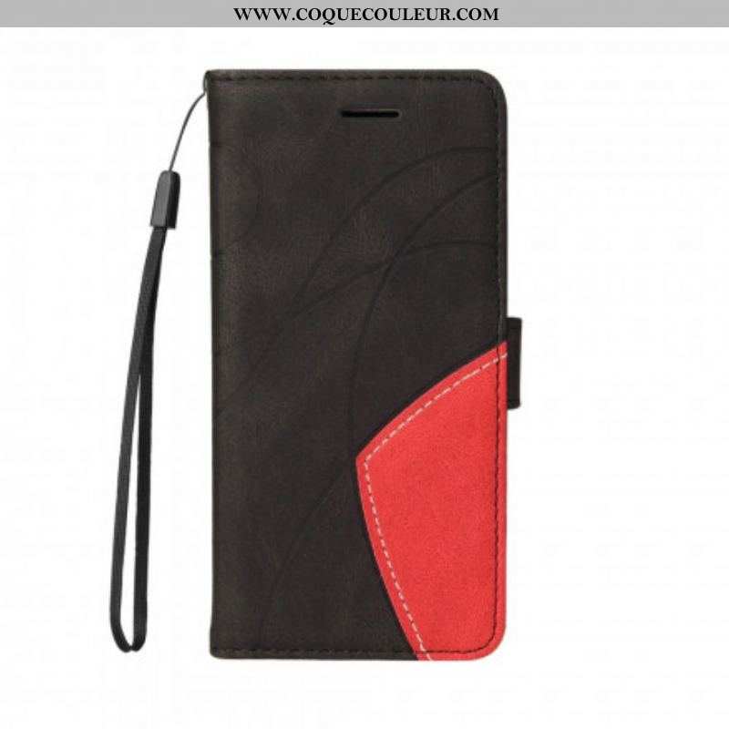 Housse OnePlus Nord CE 5G Simili Cuir Bicolore Signature