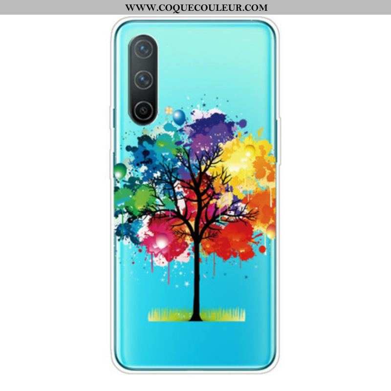 Coque OnePlus Nord CE 5G Transparente Arbre Aquarelle