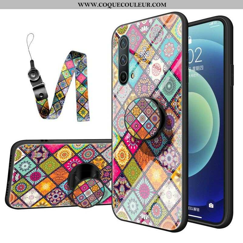 Coque OnePlus Nord CE 5G Support Magnétique Patchwork