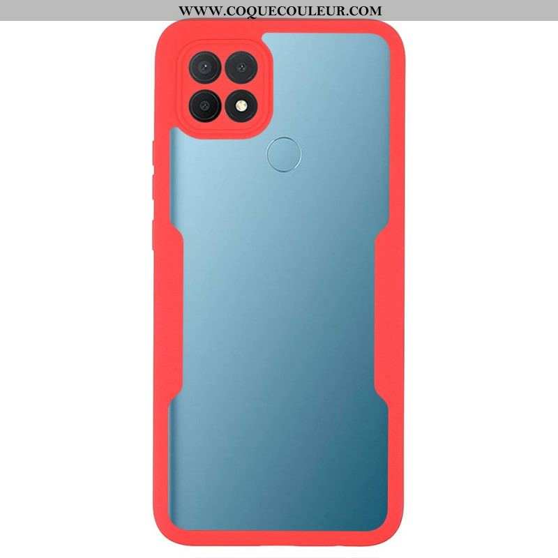 Coque Oppo A15 Hybride Rebord Biseauté