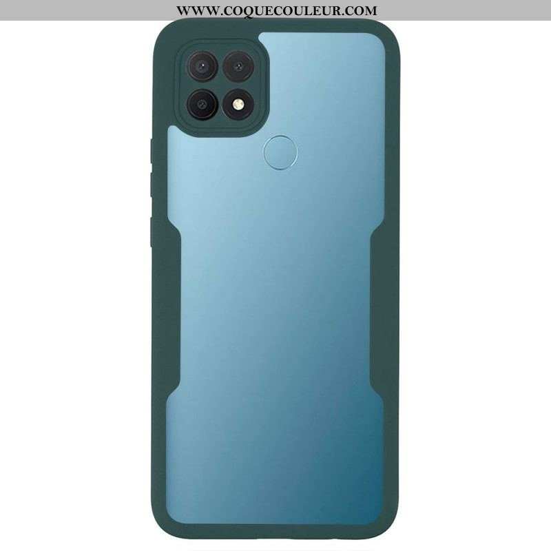 Coque Oppo A15 Hybride Rebord Biseauté