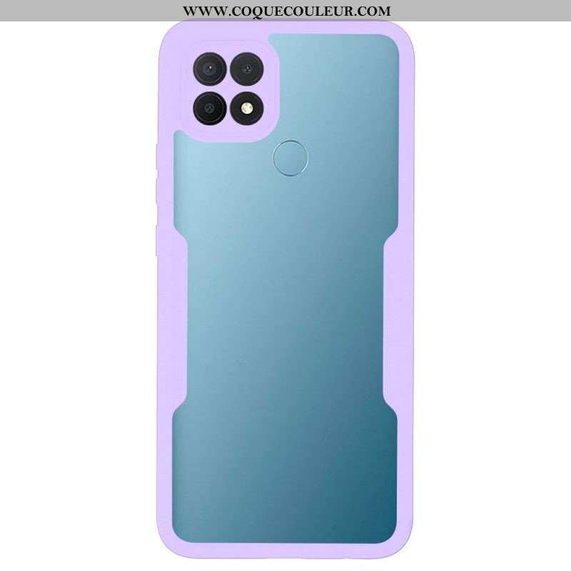 Coque Oppo A15 Hybride Rebord Biseauté