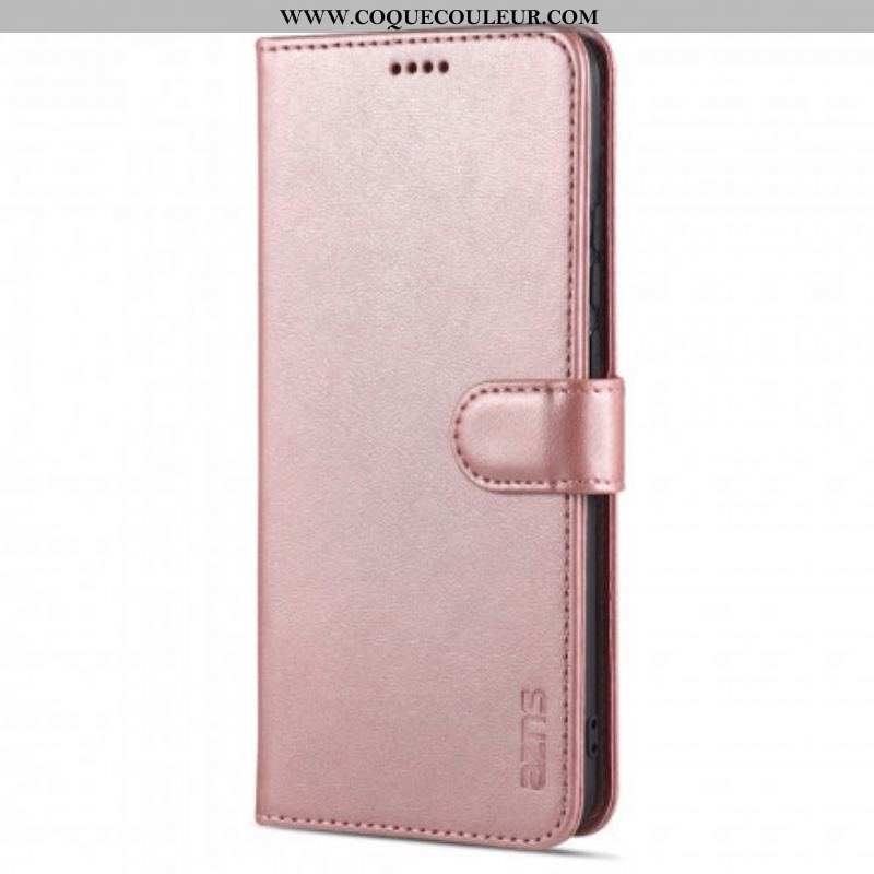 Housse Oppo A15 AZNS Effet Cuir