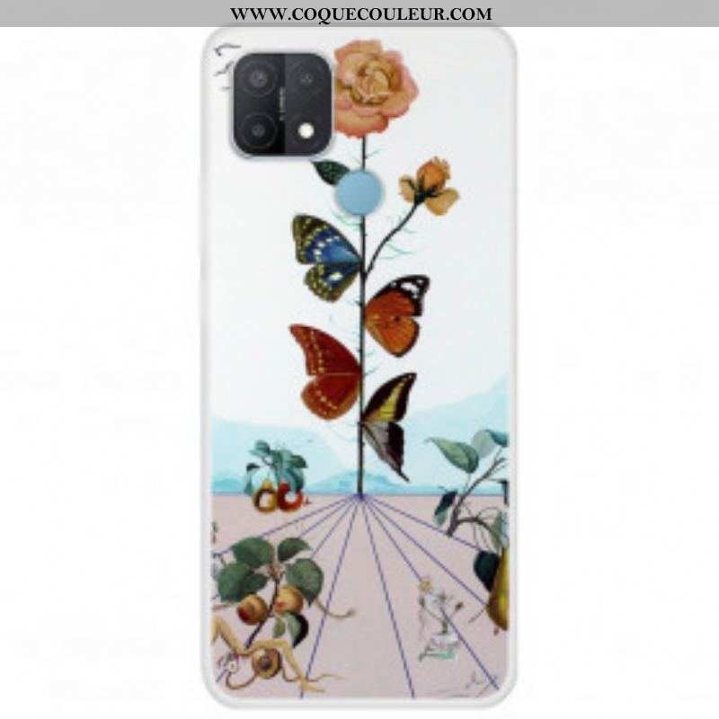 Coque Oppo A15 Papillons de la Nature