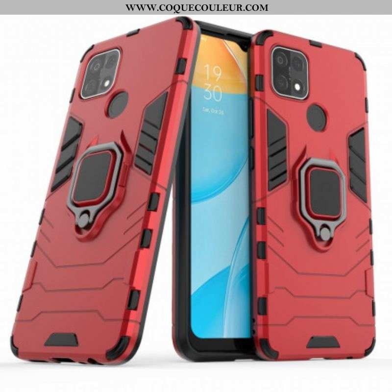 Coque Oppo A15 Ring Résistante