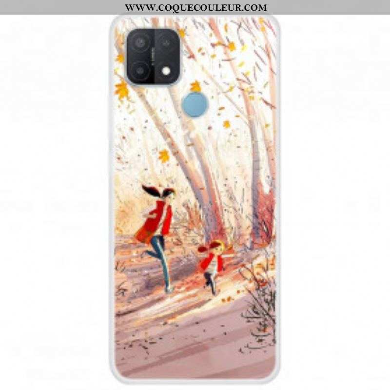 Coque Oppo A15 Paysage d'Automne